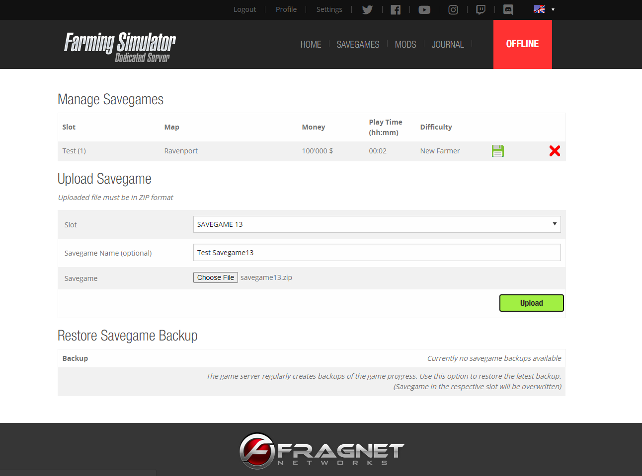 Uploading your local FS22 save game - Fragnet Public Wiki (Beta)