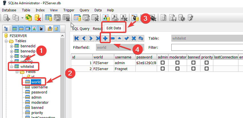 SQLite Instructions