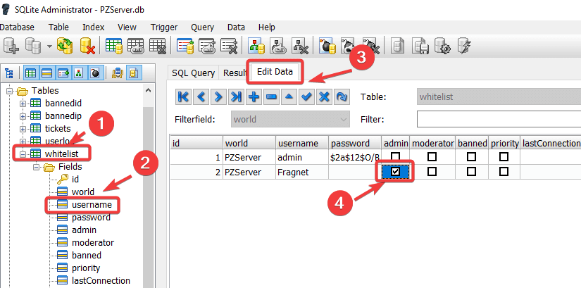 SQLite Instructions