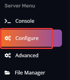 Configure