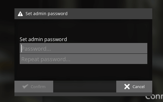 Set Admin Password