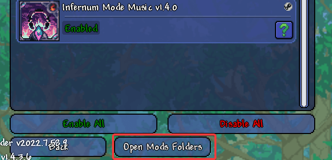 Open Mods Folder
